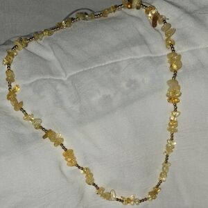 Elegant Gold Beaded Necklace